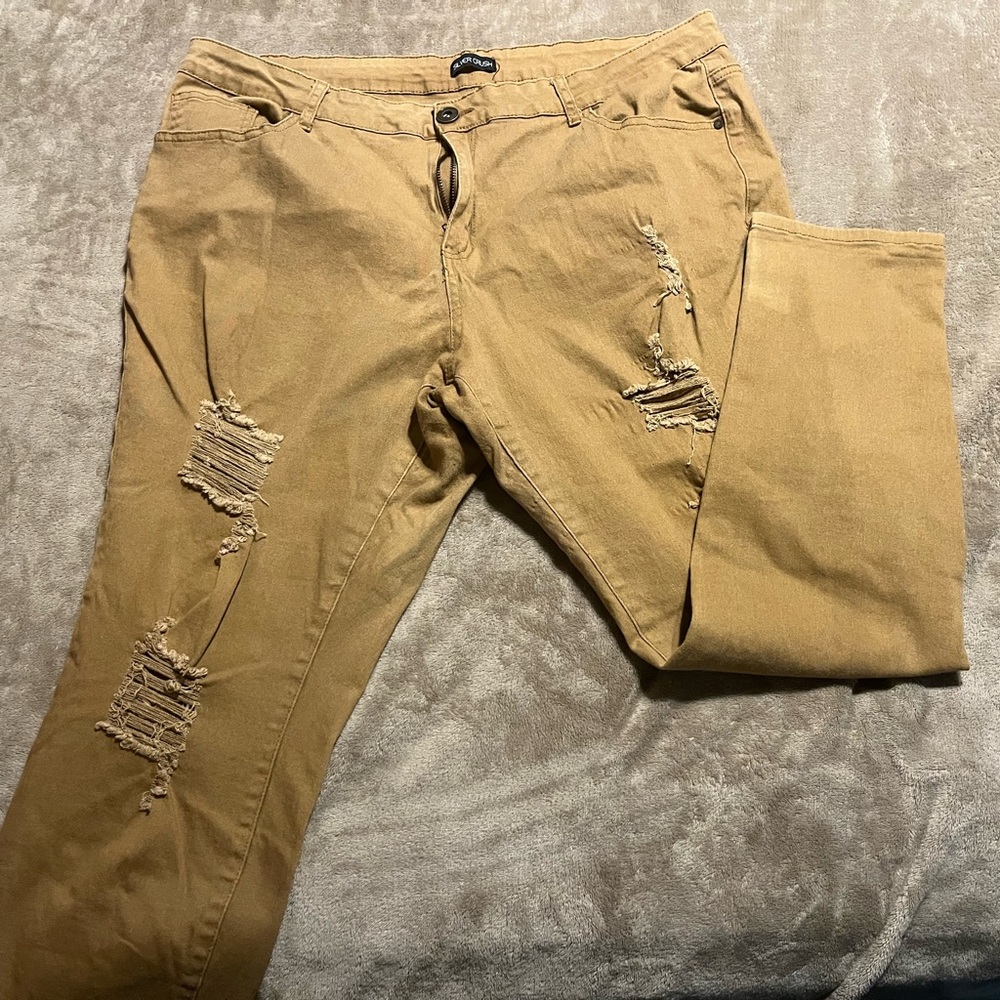 Womens Silver Crush Jeans plus
